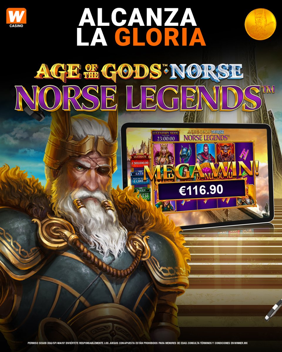 winner_mx's tweet image. ⚡ ¡Que Odín esté de tu lado y llévate todos los premios! 🛡️ 

Apuesta en Winner.mx 📲 ❤️‍🔥 (LINK EN BIO)
 
#LaDiversiónGana #Casino #Winner