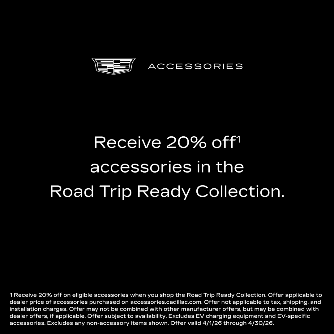 jerryscadillac's tweet image. Travel first-class with 20% off accessories in the Road Trip Ready Collection. #RoadTripReady #DriveCadillac #CadillacAccessories