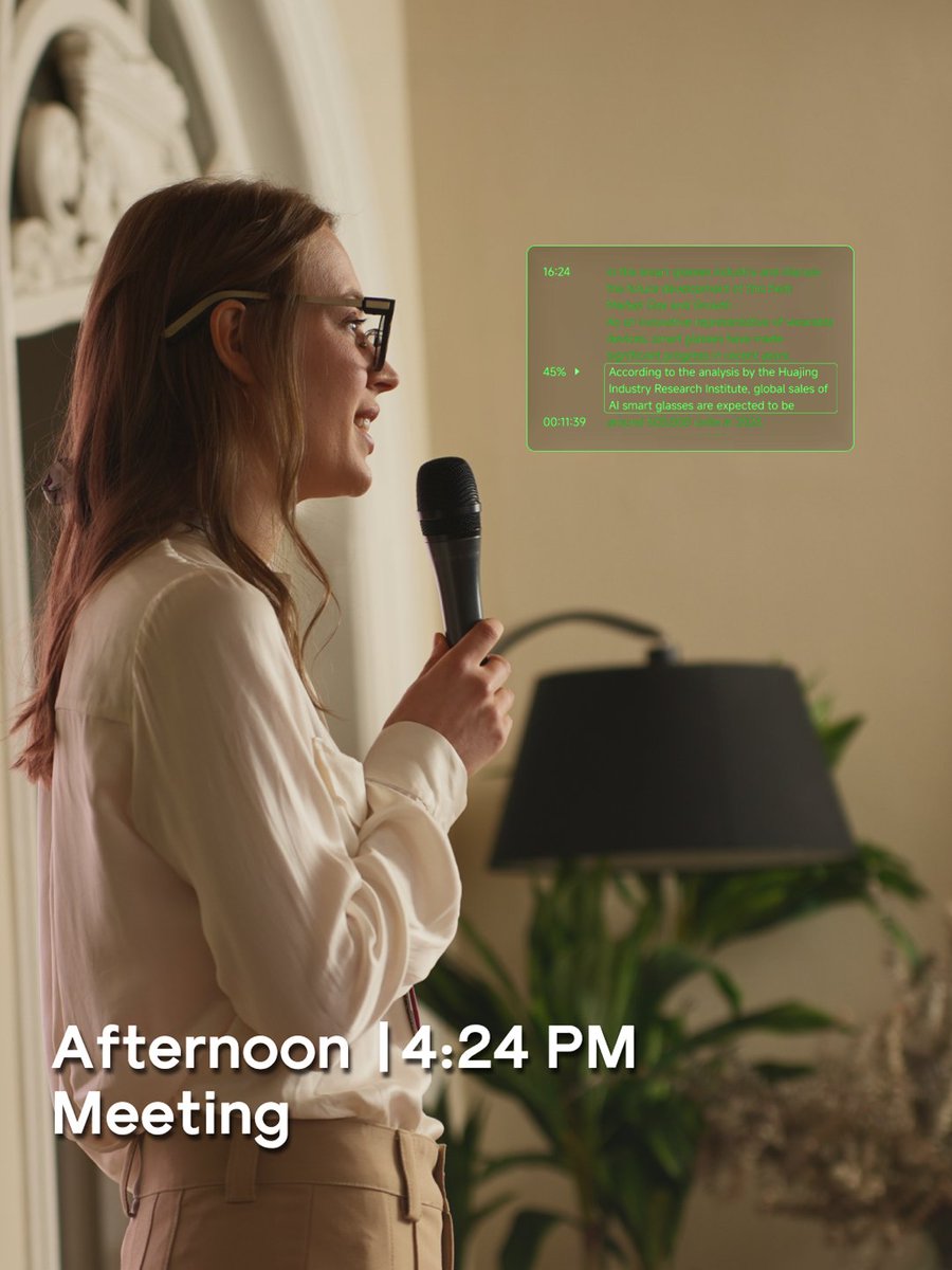 MemoMindLabs's tweet image. Your whole day, one pair of glasses. Four moments where having the right answer in your line of sight changes everything. Our Kickstarter goes live on May 28, deposit page coming soon! #SmartGlasses #Kickstarter
