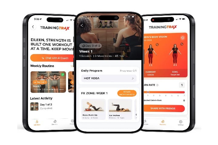 WilayahMy's tweet image. HOTWORX Unveils AI-Powered TrainingTRAX to Transform Personal Fitness Experience dlvr.it/TSCYTc #Fitness #PersonalTraining #AIInFitness #WorkoutMotivation #HealthTech
