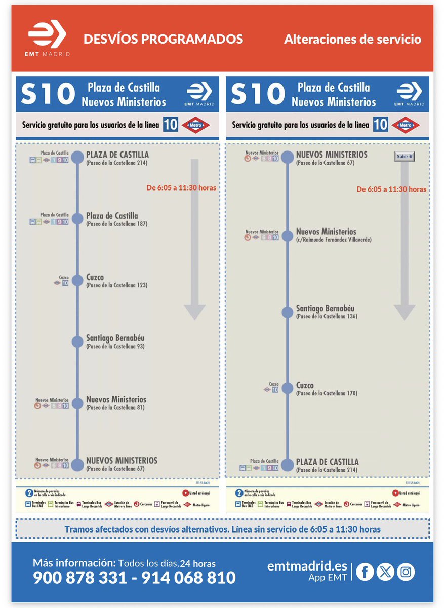 Osea, cierran el Metro, ponen un Servicio Especial y dejan toda la mañana del domingo ese SE sin servicio por que la Maratón pasa por el recorrido del SE

Lo de Madrid y el transporte público es que es de traca

El CRTM ni está ni se le espera