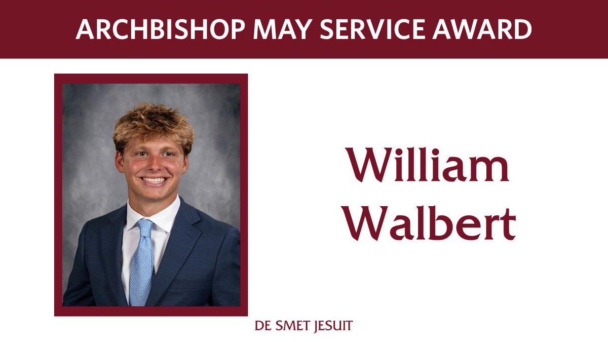 DeSmetJesuitHS's tweet image. Congratulations Billy Walbert (Archbishop May Service) Karan Joshway (MLK Model of Justice) &amp;amp; Charlie Dugan (Spartan of the Year) #MenForOthers #AMDG #DSJAwards2026