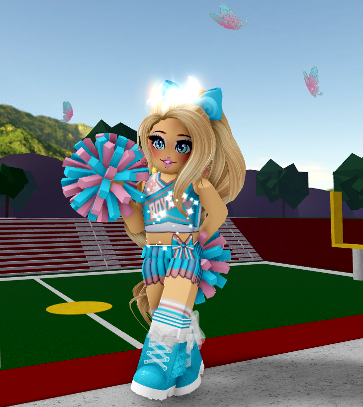Paridise19's tweet photo. Cheerleading tryouts this Saturday! 📣💗#royalehighoutfits @RoyaleHighValks https://t.co/npYOybJFN9