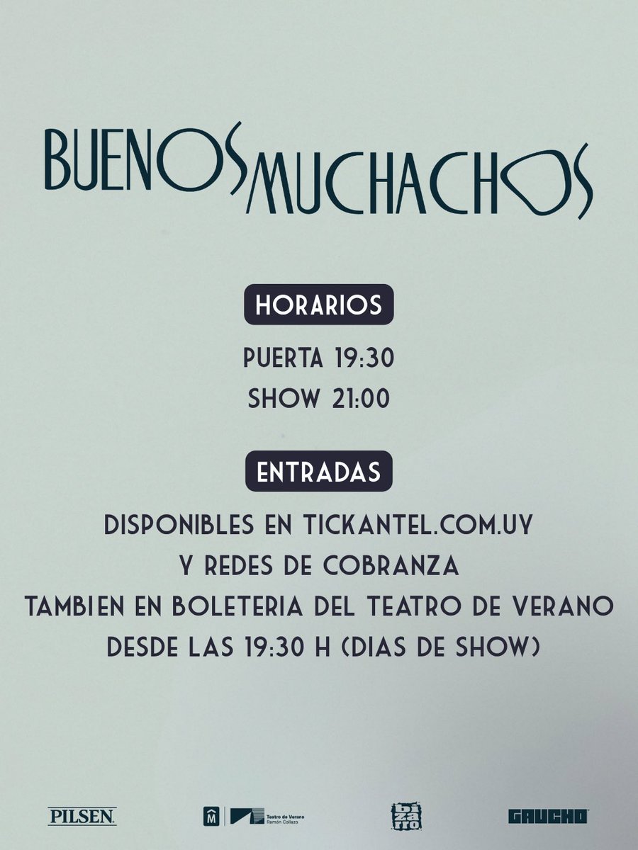 Buenos Muchachos tweet media