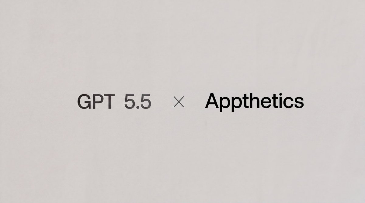 AdityaShips's tweet photo. GPT 5.5 pro now live inside Appthetics https://t.co/LLvsLkd6AL