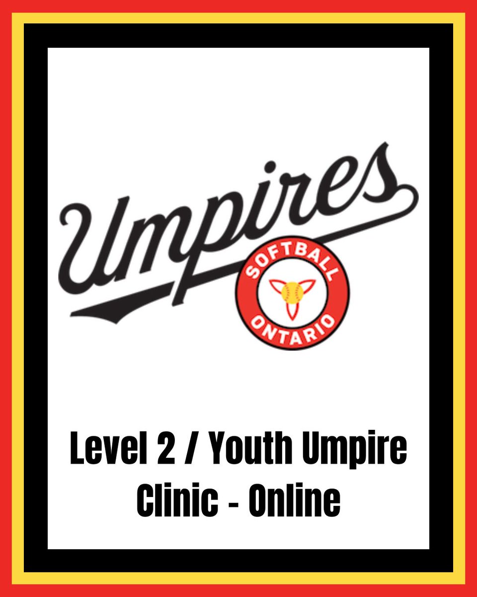 SoftballOntario's tweet image. We still have spots available in our upcoming online umpire clinics—don’t miss your chance to attend a clinic this season!

Register today using the link in our bio!

#SummerJob #Umpires #SoftballOntario