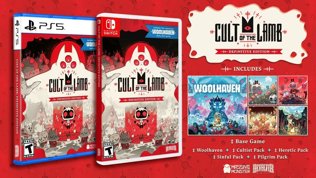 specialreserves's tweet photo. Due to popular demand, we jammed all the CULT OF THE LAMB DLCs into one Definitive Edition! 
https://t.co/hAzhKFwKMx https://t.co/cRExsgIMH3