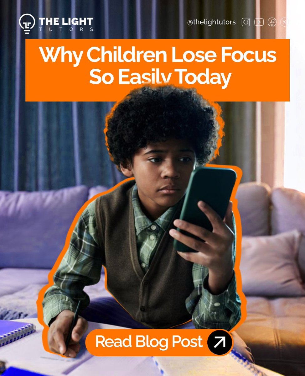 thelightutors's tweet image. Ever wondered why most kids in this day and age suffer from "short attention span"? 

Read about it in our latest blog post 
thelightutors.com/blog/why-child…
.
.
.
#thelightutors
#blogpost