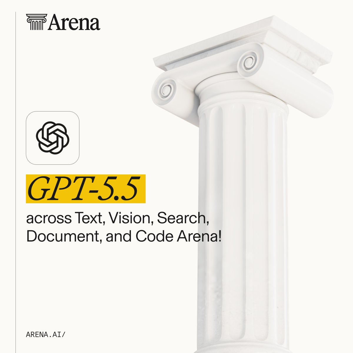 Arena.ai tweet media