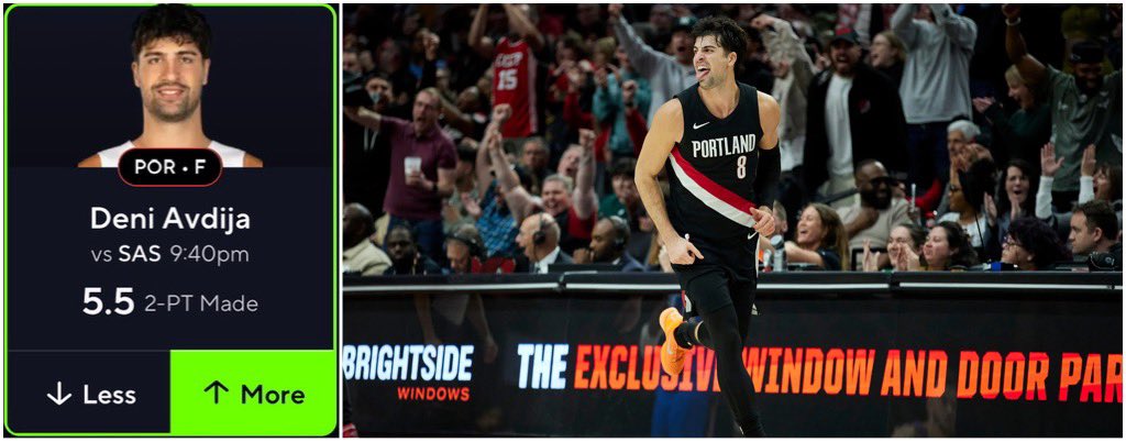 lxst_hurts's tweet image. NBA POTD Deni Avdija 5.5 2PTM over 
#gamblingx #sports #Basketball #gamblingx #sportsbetting #prizepicks #underdog #freeplay #draftkings              #fanduel #fliff  #NBA #NBAProps #NBAPicks