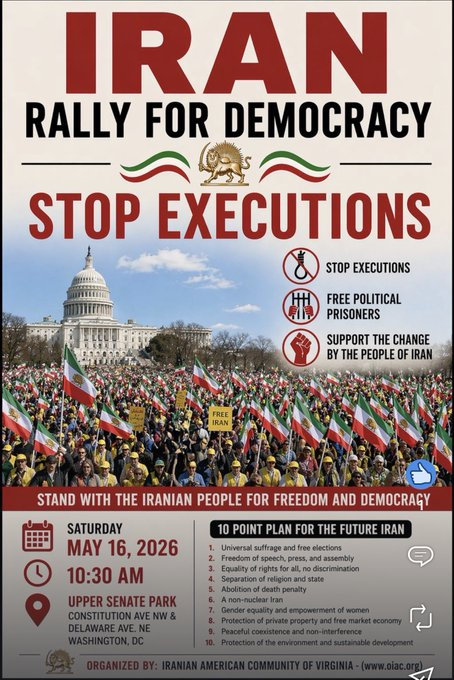 Iran : seule solution, le changement par le peuple.
L’apaisement a échoué. Soutenez le peuple, pas le régime.
#No2ShahNo2Mullahs 
#NCRIAlternative