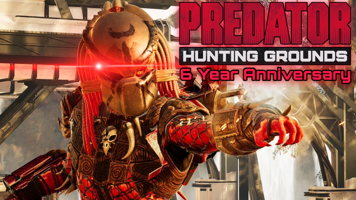 Happy 6 Year Anniversary <a href="/IllFonic/">IllFonic</a> / <a href="/PHGTheGame/">Predator: Hunting Grounds</a> ^^