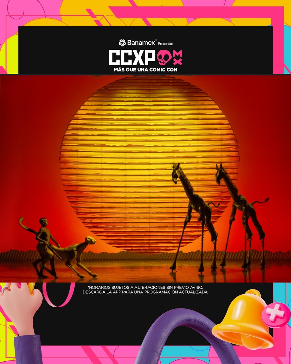 GeekAndLife's tweet image. ¡El Rey León, el musical de Broadway, rugirá en la CCXP México 2026! | #Musical #Eventos #CCXP2026 #IN - | Más info...&amp;gt;  geekandlife.com.mx/2026/04/24/el-…