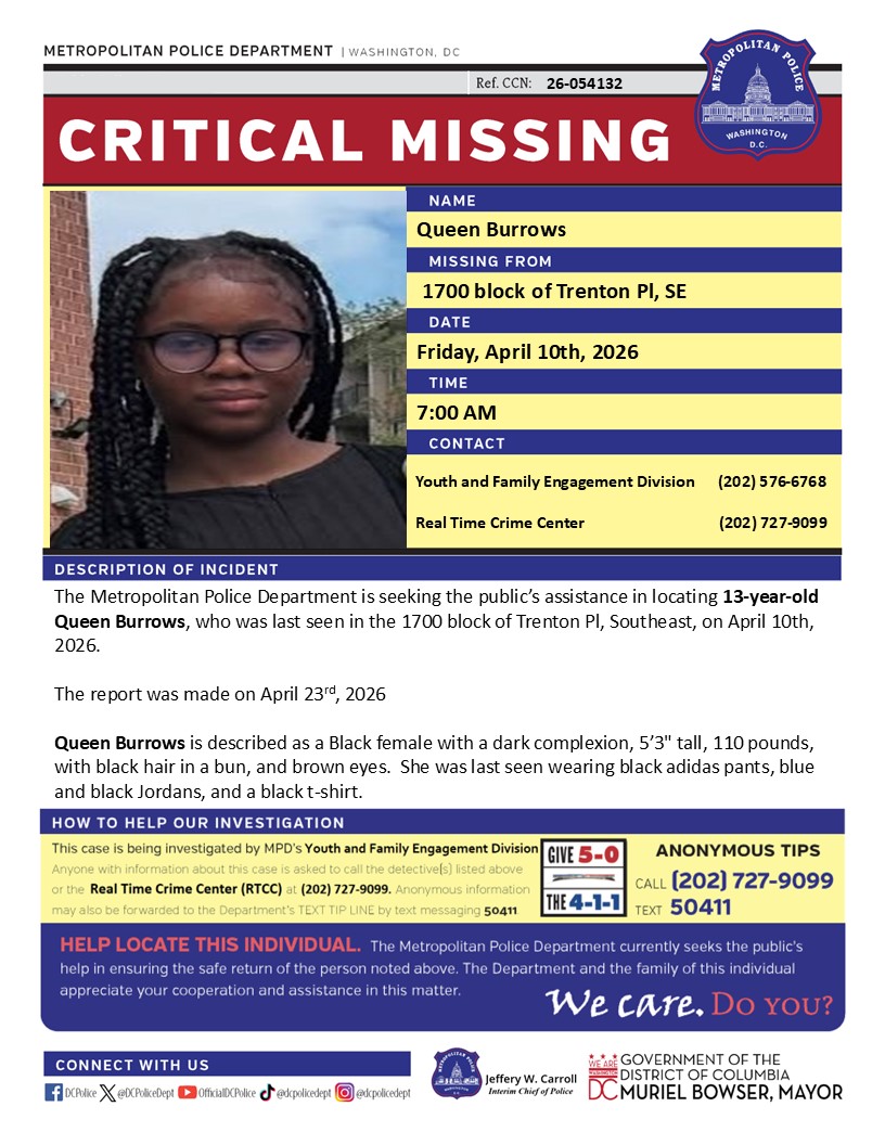 DC Police Department tweet media
