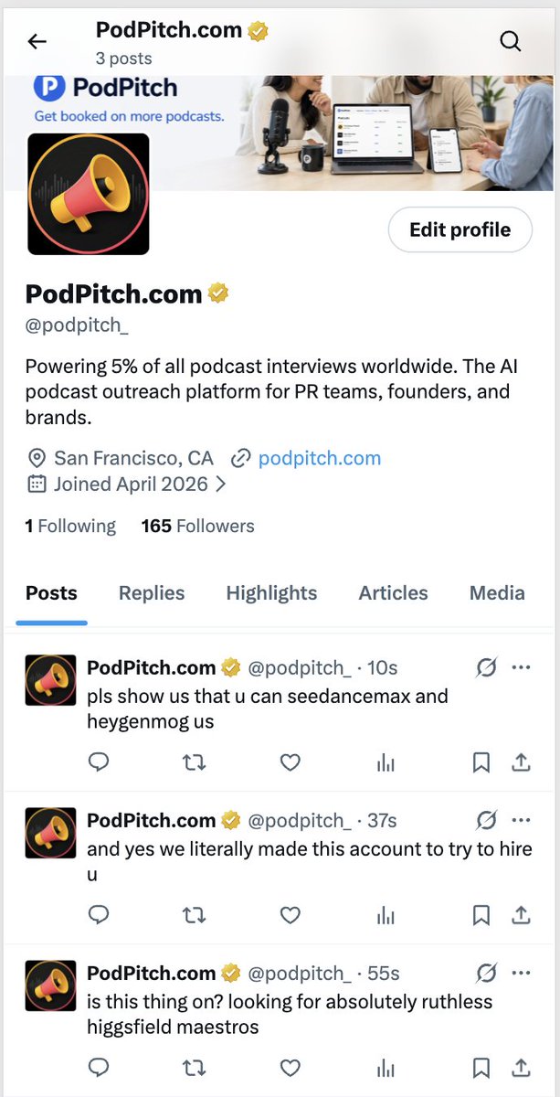 neal shulman (podpitch.com) tweet media