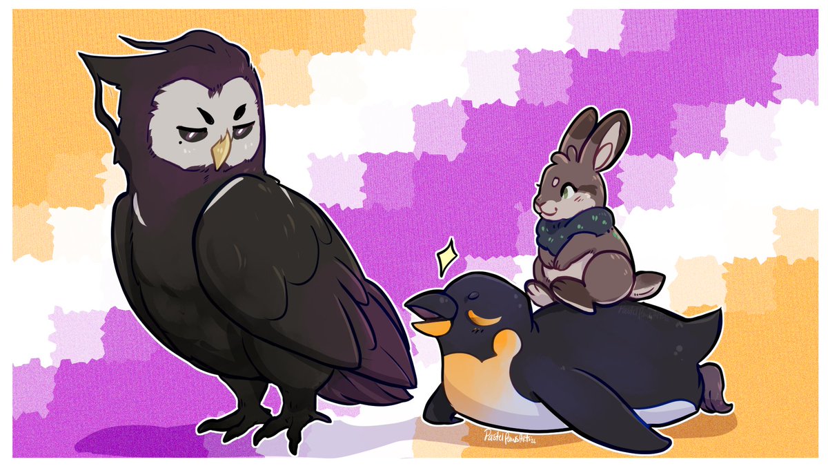 Caffintales's tweet image. Penguin toboggan ride! 
Some #ADateWithDeath2 loving because I am so excited for Remnants 

#ADWD2 #myart