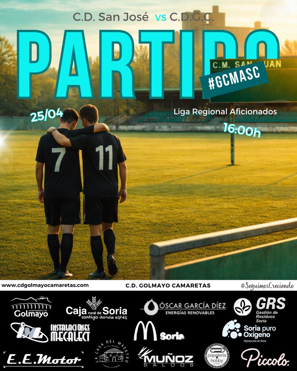 CD_GolCamaretas's tweet image. REGIONAL MASCULINO 🎙️ Campo 🅗🅘🅢🅣🅞🅡🅘🅒🅞.

🏟️ San Juan.
🏆 Regional #Aficionados.

#SeguimosCreciendo #GC