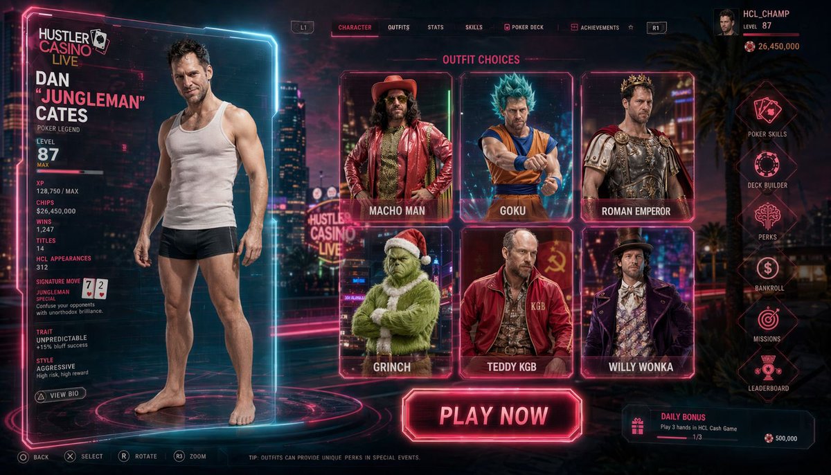 Hustler Casino Live tweet media