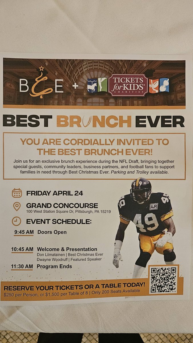 RoyKessel's tweet image. First stop of Day 2 of the NFL Draft was Best Christmas Ever. Terrific event in a beautiful setting at the Grand Concourse raising money to bless families in need at the holiday times. 

#SportsPhilanthropyNetwork
#sportsphilanthropyworld
#athletes
#foundations
#nonprofits