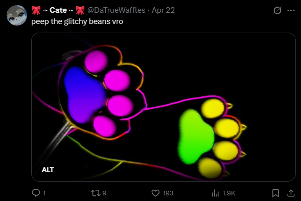 Unironically the most attention I've gotten on a post

And it's a PAWSLOP post

Wow guys