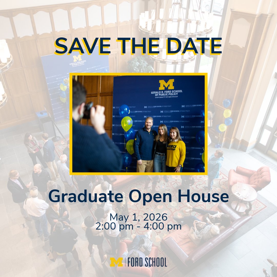 Gerald R. Ford School of Public Policy tweet media