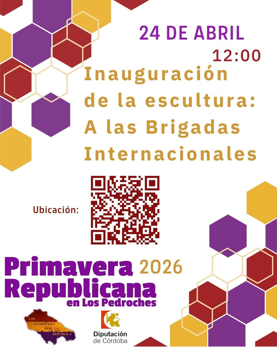 patidifuso75's tweet photo. Hoy Los Pedroches por la República ha concluido su último y más  ambicioso proyecto el monolito a las BBII. Honor y Gloria a las Brigadas Internacionales. @LincolnBrigade @EncuenPorLaRep https://t.co/UueEuxTofY