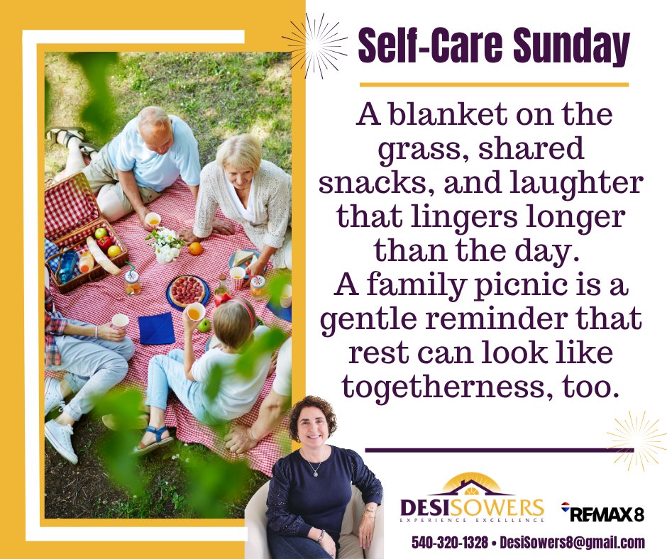 DesiSowers's tweet image. Fresh air, full hearts, and simple moments that turn into lasting memories.☀️💛

Who are you bringing to your next picnic? 🧺🍓🧀🍞

#SelfCare #FamilyTime #PicnicVibes #SlowMoments #MindfulLiving #SimpleJoy #OutdoorLiving #SpringVibes #dreamhomedesi #desisowers