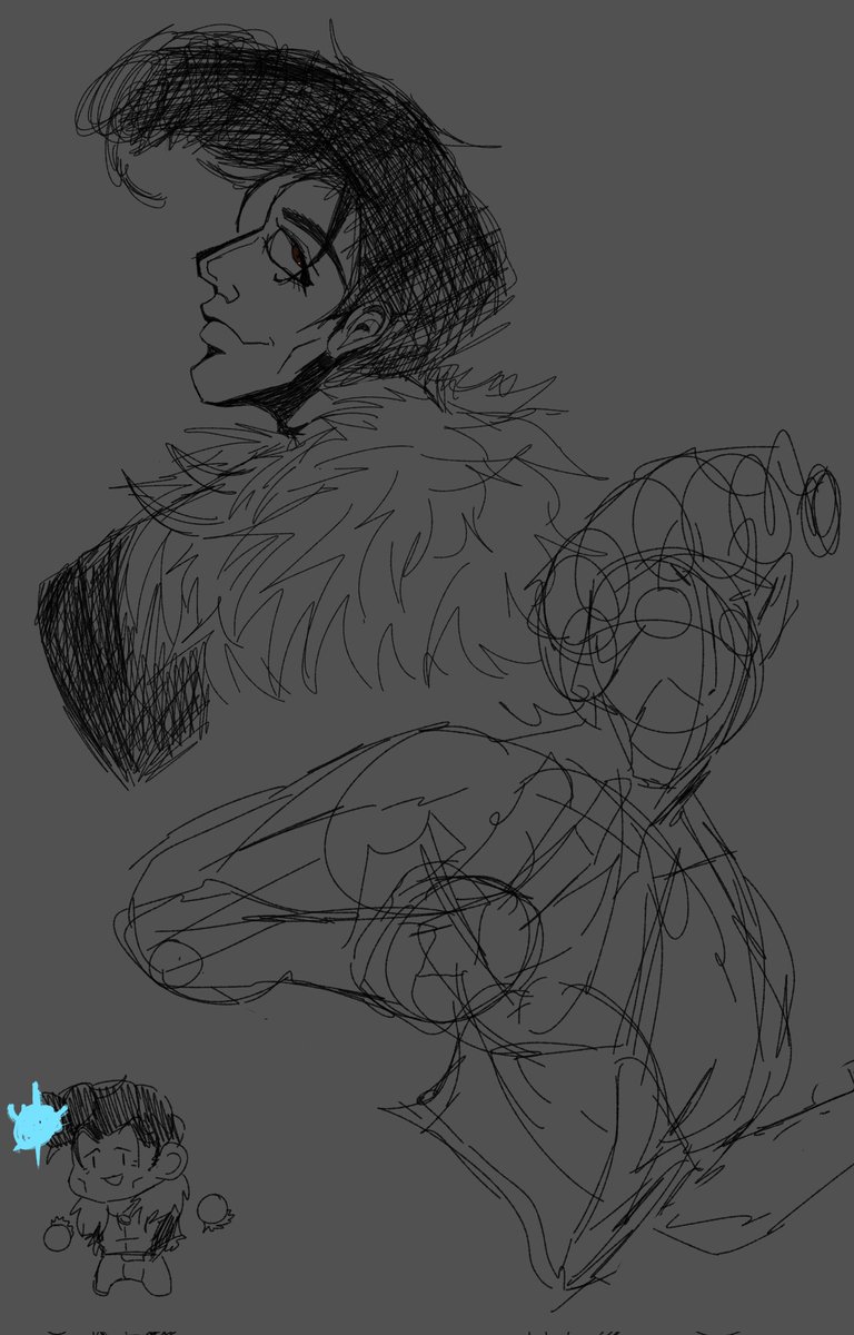 gutconfetti's tweet photo. Ishi sketches #jjk #ryuishigori #呪術廻戦 https://t.co/GxZWxCh4w5