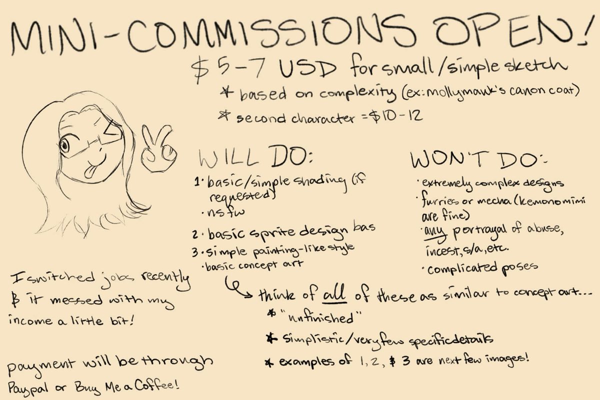 dovesinkpen's tweet photo. hi guys!!! opening miniature comms for a teensy bit ^_^ the payment bit is different just based on how well we know each other since. irl name Lol https://t.co/0ozrnf0IFO