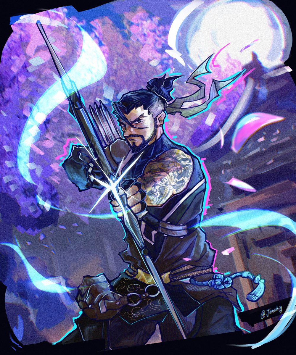jenohig's tweet photo. 🏹🐲 #overwatch #hanzo https://t.co/XwxDt35zkI