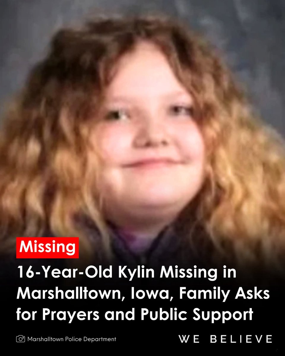 KatKatButterfly's tweet image. Anyone with information is asked to contact the Marshalltown Police Department at 641-754-5725 or your local law enforcement.

(Photo: Marshalltown Police Department)

#KylinMakayleaJones #MissingGirl #MissingChild #MissingTeen #MissingYouth #MissingPerson #MissingKid #Missing