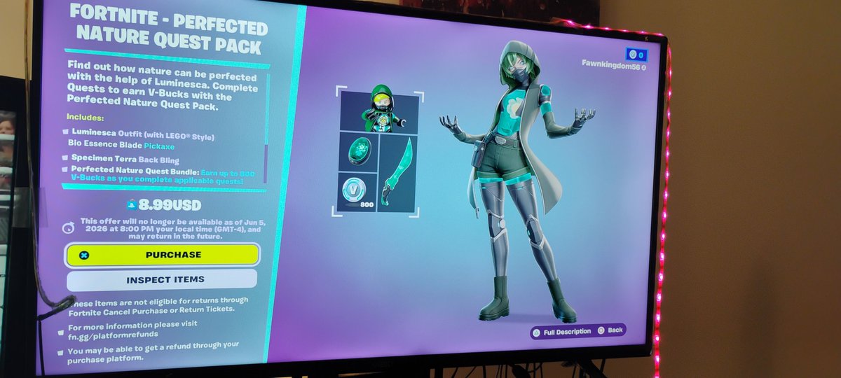 Coconut_Rice158's tweet photo. @FortniteStatus So I purchased this bundle on my wife's account. I have been helping her complete daily quest. I did daily quest today and no vbucks was added to her account. What's going on? https://t.co/pxbT5nktGN