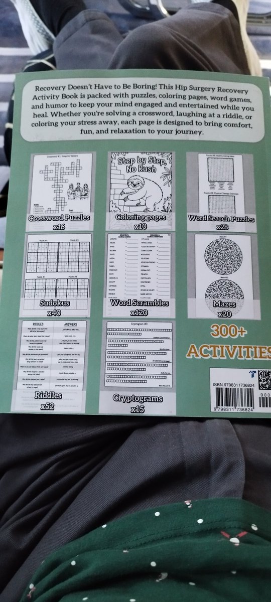 GBApollo's tweet image. Big day for my wife tomorrow going in for a #hip operation after years of pain and restricted mobility.

Our daughter brought her this book for her hospital stay. 😊 Should keep her occupied for the 1 or 2 nights.

Doubt she'll pick hip hop music to entertain herself while there.