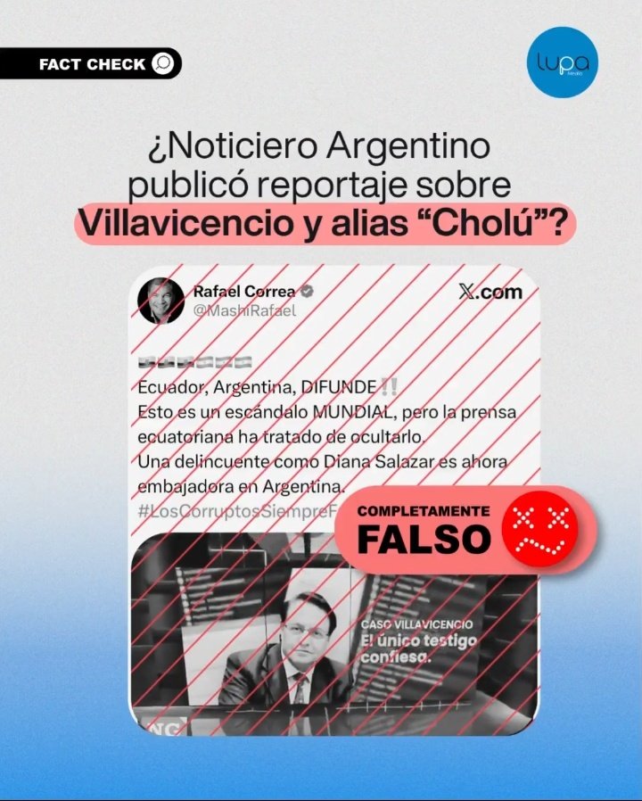 El prófugo de la justicia está completamente mal psicologícamente que difunde fake news.

Para lo que quedó ese delincuente, ahora parece un troll más.
