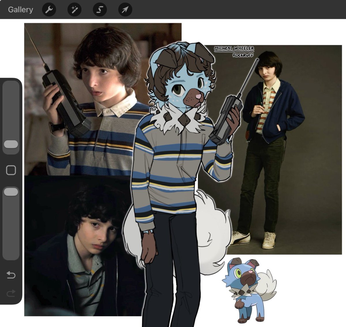 catmi570's tweet image. this is my pokemon Mike 🫶🏻
#mikewheeler #strangerthings x #pokemon