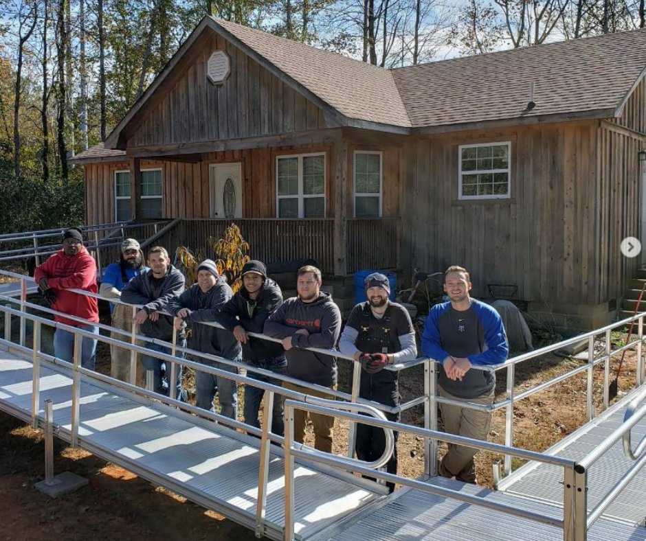 SPINALpedia's tweet image. Operation Ramp It Up is a nonprofit that builds aluminum ramps for homes free of charge for people with disabilities across the US. They've installed over 80 ramps in 18 states.
 
spinalpedia.com/community/vide…

#wheelchairramp #nonprofit #accessiblehome #operationrampitup