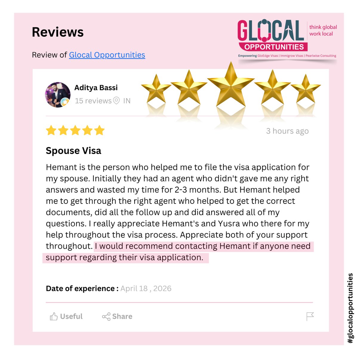 GlocalOpportu's tweet image. Big dreams need the right direction! Start your journey with guidance you can trust and results you can celebrate like our clients! 🎉

For any visa, any country, any category!

#Overseasgoals #VisaSupport #SuccessStories