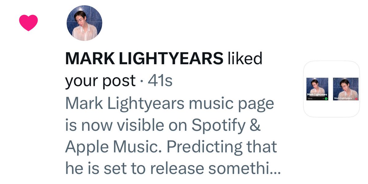 MLYupdates's tweet photo. Mark liked!!!!!!! 😭 https://t.co/sCKEsbbIWH