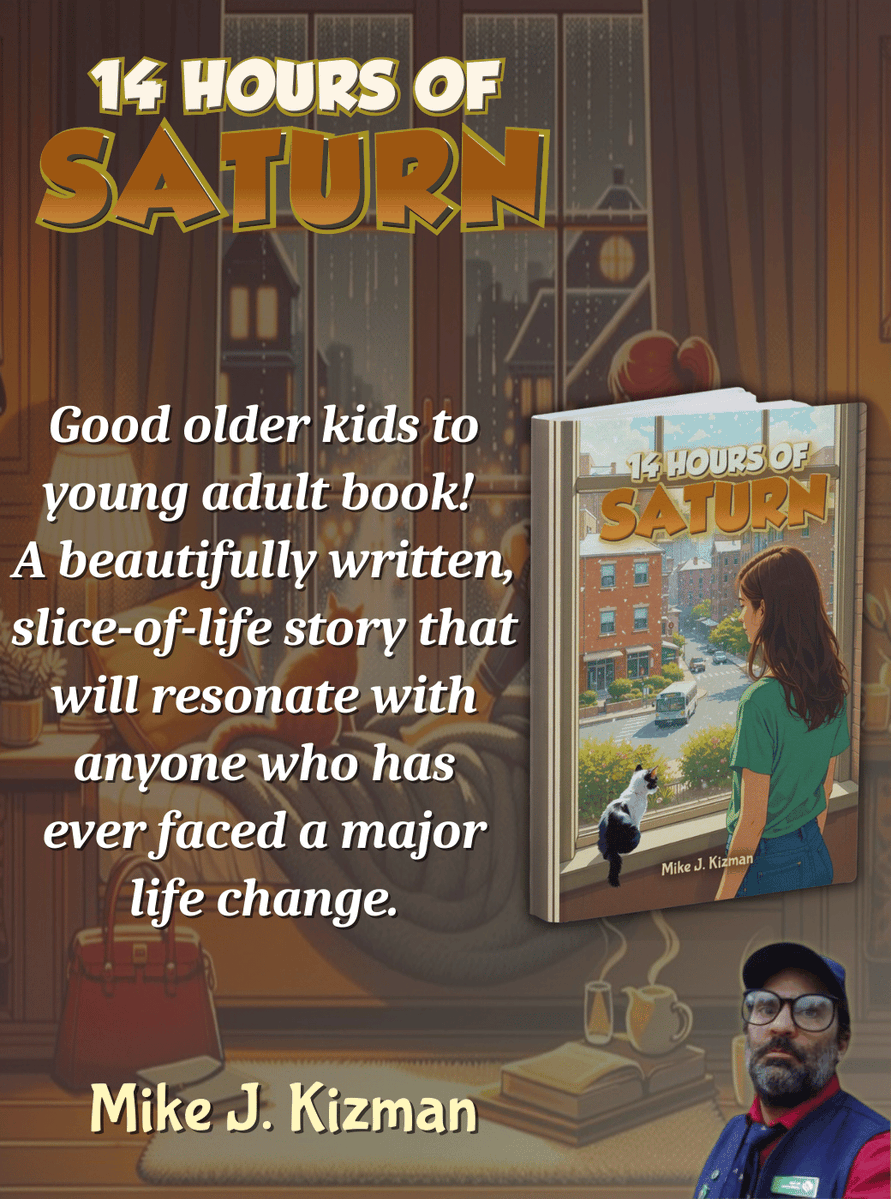 authorocean's tweet image. An Amazing book - Meet Saturn O Syres: creative, complicated, and carrying a lifetime of memories into a brand-new chapter. Sometimes the journey is inward. Discover 14 Hours of Saturn by Mike J. Kizman. #ComingOfAge @MikeJKizmanaut amazon.com/dp/B0FRB8589W/