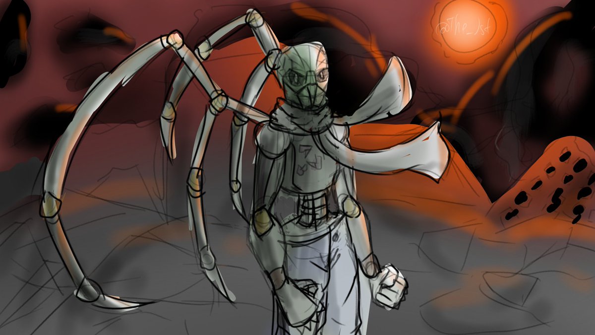 The_Jst's tweet photo. Idk what is this, some post-apocalypse. I was in a bad mood almost the whole day. Mental health is hard.
#Sketch https://t.co/pqnkrfAr98