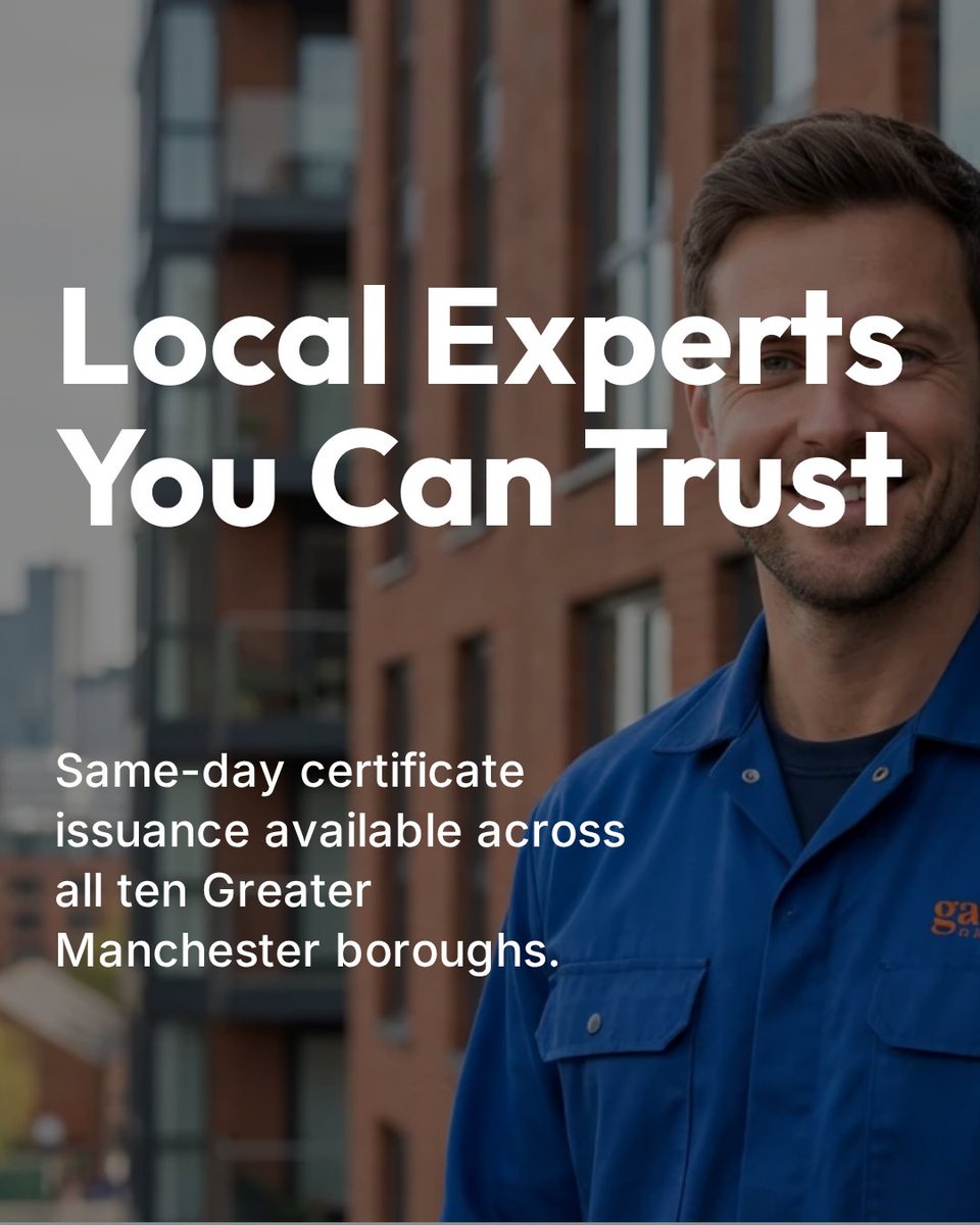 gassafetyuk1's tweet image. Need a certificate fast? 📋 We offer same-day issuance across all 10 Greater Manchester boroughs. Professional, local, and reliable.
Book your service today: gassafetymanchester.co.uk
#GreaterManchester #Manchester #PropertySafety #LandlordTips #SameDayService
