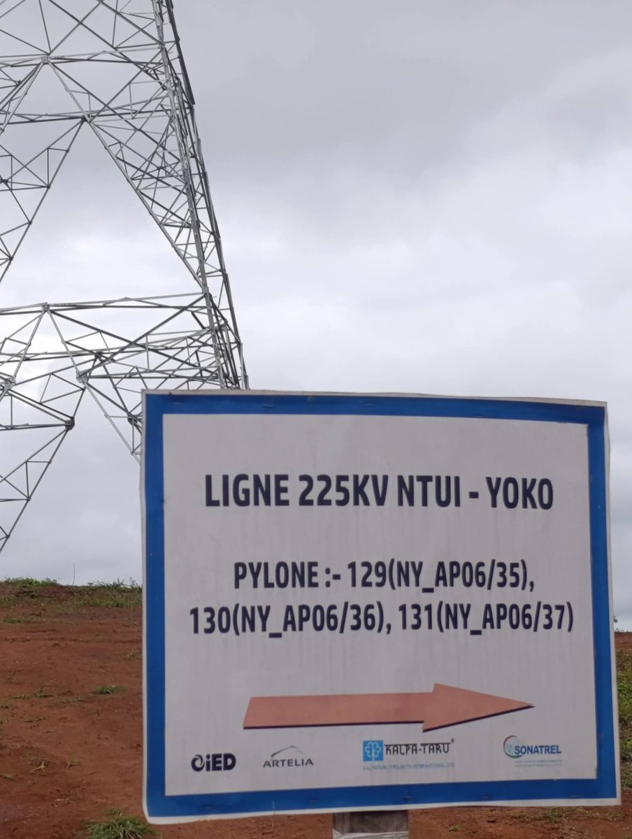 TheCameroonianZ's tweet image. Visite sur les chantiers #Cameroon :

Projet de raccordement du Réseau Interconnecté Sud (#RIS) au Réseau Interconnecté Nord (#RIN). 

*Un chantier déjà bien engagé, qui traduit concrètement la marche du Cameroun vers un système électrique national unifié.