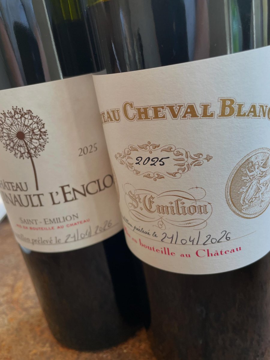 chriswinedoctor's tweet photo. Some of my latest visits to St Emilion to taste more 2025s. More to come, with reports due on Winedoctor very soon! #chevalblanc #pavie #canon #beausejour #stemilion https://t.co/lVMP9pQaX9