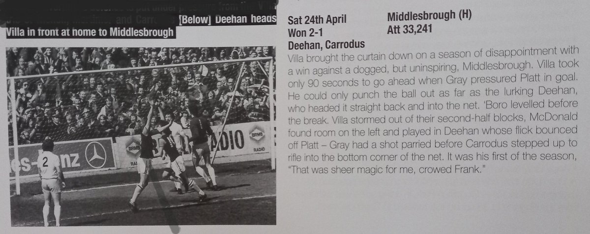AndrewUllah's tweet image. 50 Years Ago Today. League Division One @AVFCOfficial 2 (Deehan, Carradus) @Boro 1 (Hickton) Gate 33,241 #AstonVilla #VillaPark #Middlesbrough