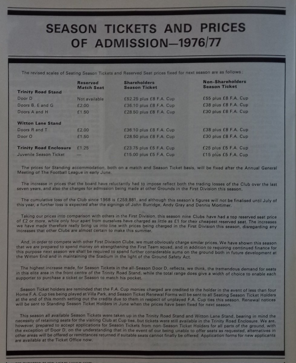 AndrewUllah's tweet image. 50 Years Ago Today. League Division One @AVFCOfficial 2 (Deehan, Carradus) @Boro 1 (Hickton) Gate 33,241 #AstonVilla #VillaPark #Middlesbrough