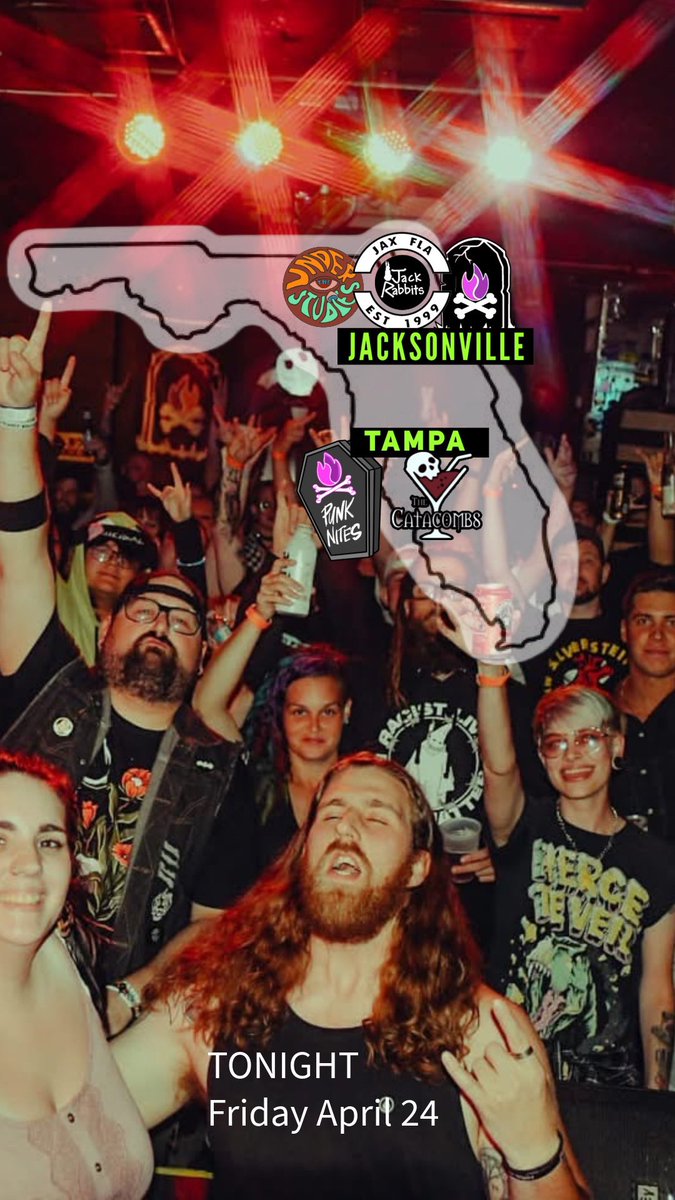 PunkNites's tweet image. Are you Team TAMPA or Team JAX? #PopPunk #EmoNight #Jacksonville #Tampa #YborCity #PopPunk
