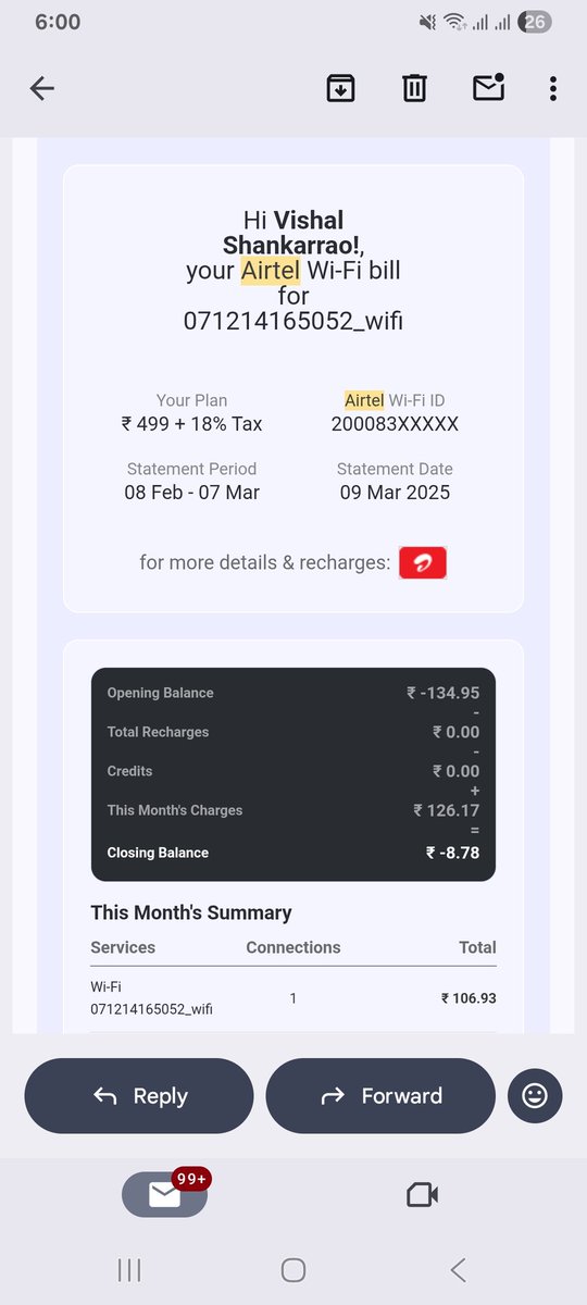 TheVish_22's tweet photo. @airtelindia @Airtel_Presence https://t.co/iPdB38gvEG