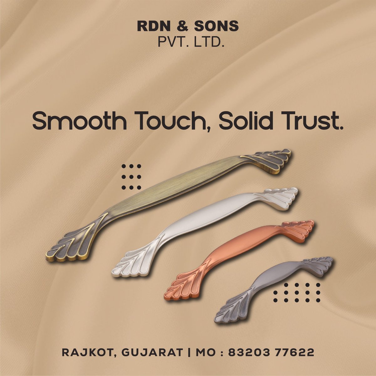 ViewHardware's tweet image. 𝐑𝐃𝐍 𝐒𝐎𝐍𝐒 𝐏𝐕𝐓 𝐋𝐓𝐃 (𝐑𝐀𝐉𝐊𝐎𝐓)

Contact Mr Avdhesh Gondaliya 8320377622,8980081816

For Inquiry Via WhatsApps
Click:wa.link/7n3b7i

#hardwaredesign #furniturefitting #furniturehardware #architecturalhardware #architecturalproduct #interiorarchitect #interio