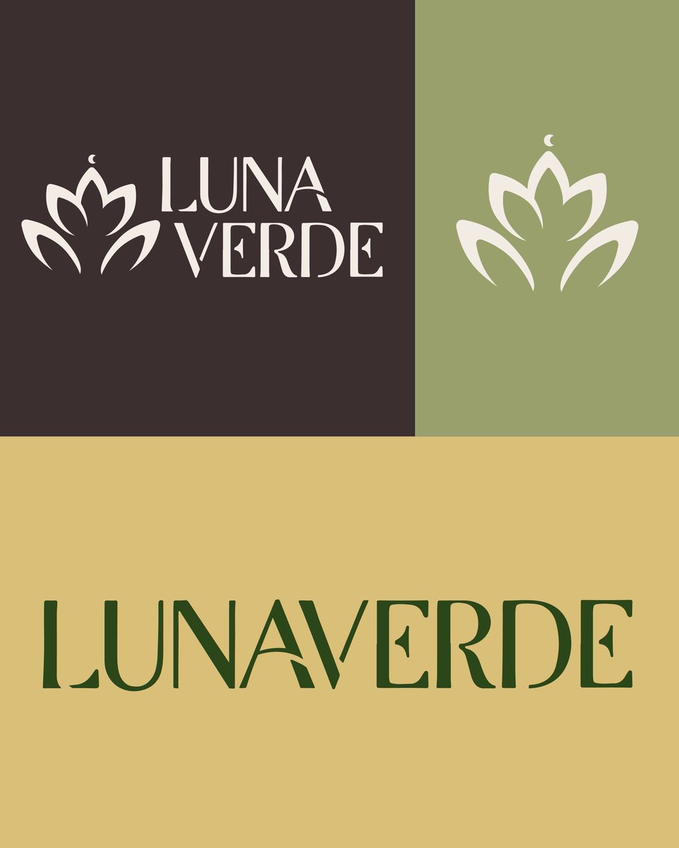SereiaStudio's tweet image. Luna Verde was created as a modern wellness brand that blends nature with a touch of mysticism, for a generation that values balance and well being. 💚🌲☘️🌿🌱

#logo #natural #communicate #graphicdesign