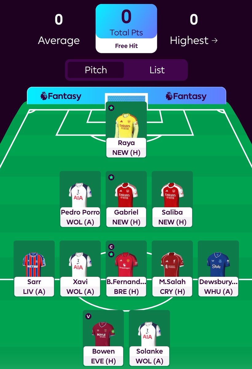 3bmn3m_'s tweet image. GW 34
♻️ Free Hit
©️ Brunu 
#fpl #fantasy